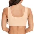 thumbnail image 4 of dgysar Full Coverage Bras for Women Seamless No Underwire Support and Lift Comfortable Pushup Bras for Older Women Comfortable Sleep Yoga Gym Sport Complexion 48, 4 of 6