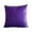 Purple, variant on Tahtuvzn 17x17" Short Pillowcase Bohemian Solid Color Decorative Textured Throw Decor Sofa Bedroom Holiday Gift, Gifts for Friend, Black