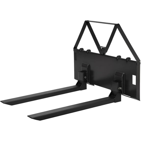 Acekid 46" Heavy-Duty Tractor Pallet Forks,3200lbs Capacity,Quick Attach Bucket Forks with Hitch Ball, Versatile Loader Forks for Farms, Warehouses, and Construction Sites