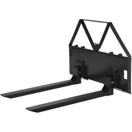 Acekid 46 Heavy-Duty Tractor Pallet Forks 3200lbs Capacity Quick Attach Bucket Forks with Hitch Ball Versatile Loader Forks for Farms Warehouses and Construction Sites