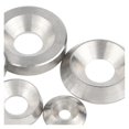 thumbnail image 3 of 20Pcs 304 Stainless Steel Gaskets Standard Metric ConcaveConvex Gasket BowlShaped Hollow Decorative Washers(M3 x 11 x 2.5mm), Silver, 3 of 5