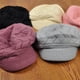 thumbnail image 4 of Gorro informal de punto cálido de invierno para mujer con visera MFZFUKR CPB-YY994-1, 4 of 5