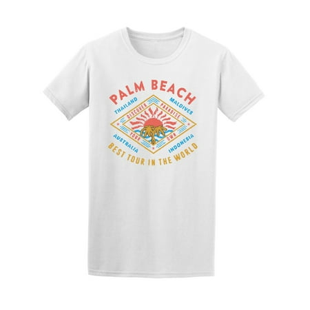 Palm Beach Best Tour Tee Men's -Image by (Best Clothing Optional Beaches)