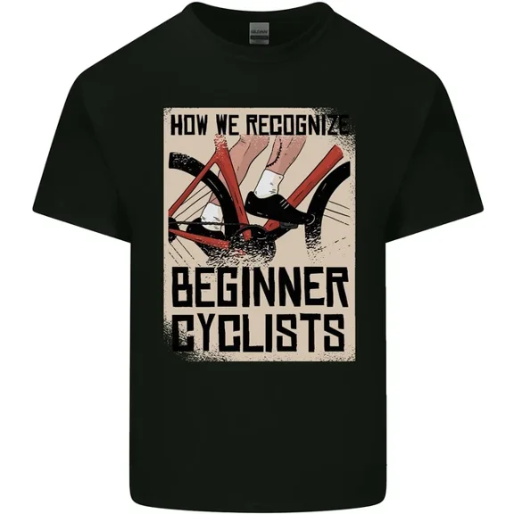 T-Shirt With Novice Cyclists Funny Bicycle Cycling T-Shirt