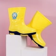 thumbnail image 4 of CAIVO Girls Boots Kids Children Cartoon Rain Shoes Rubber Rainboots School And Outdoor Activities Lightweight And Comfortable Design Cozy Toddler Footwear, 4 of 5