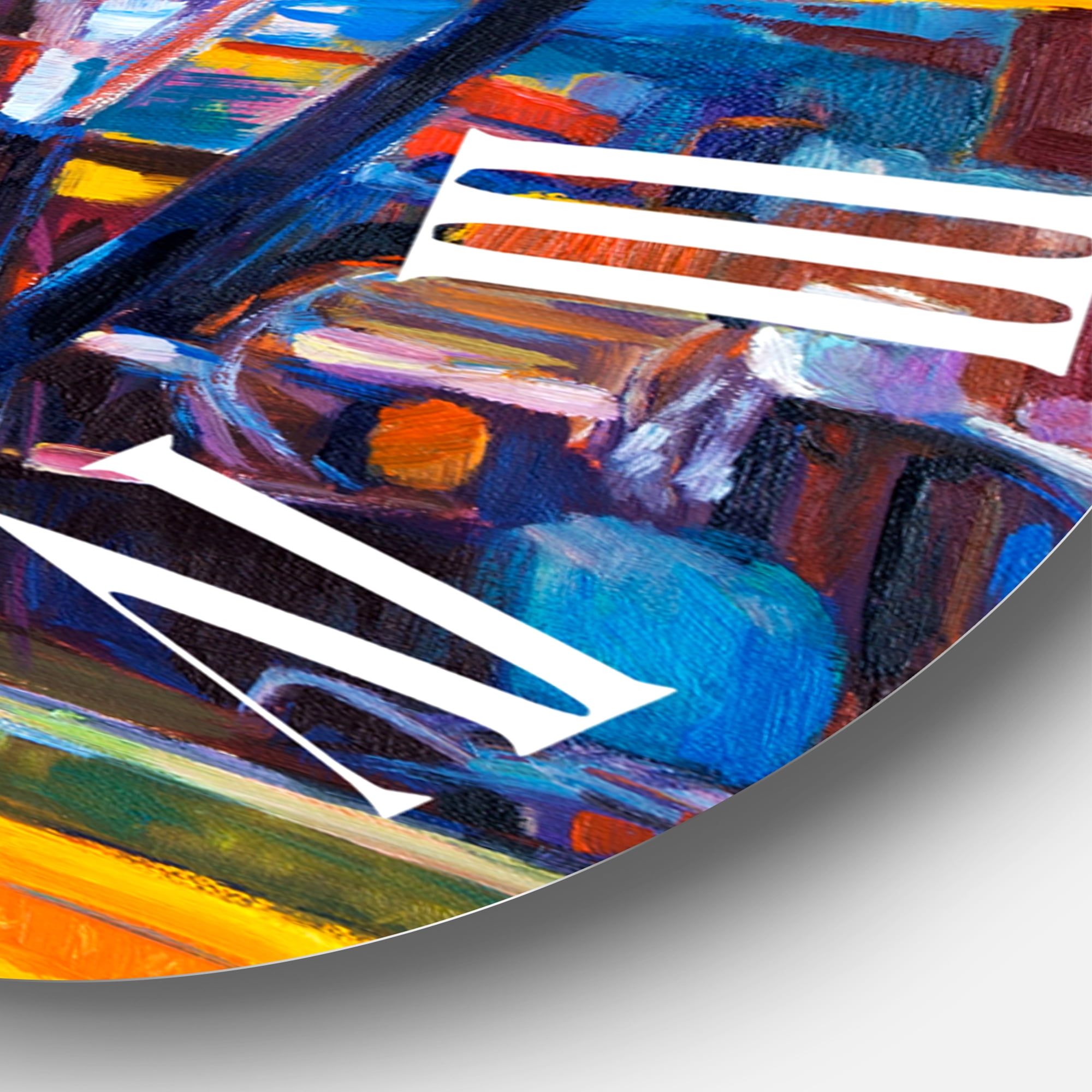 Designart 1 in Coastal Wall Clock