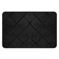 thumbnail image 3 of Home Dynamix Capri Haven Machine Washable Memory Foam Bath Mat, Black, 20"x30", 3 of 5