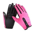 thumbnail image 2 of Gants de Conduite Froids Coupe-Vent Antidérapants pour Cyclisme Course Ski Randonnée Escalade, Hommes & Femmes - Rose TG, 2 of 6