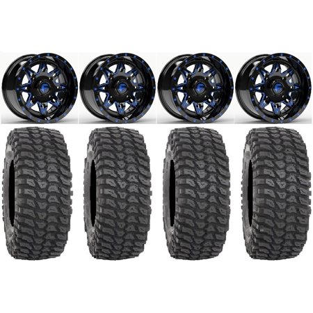 Fuel Lethal Blue 15 Wheels 35 XCR350 Tires Sportsman RZR Ranger