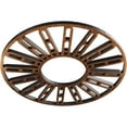 thumbnail image 2 of 34"OD x 12 3/8"ID x 1"P Hale Architectural Grade PVC Pierced Ceiling Medallion, Antiqued Copper, 2 of 10