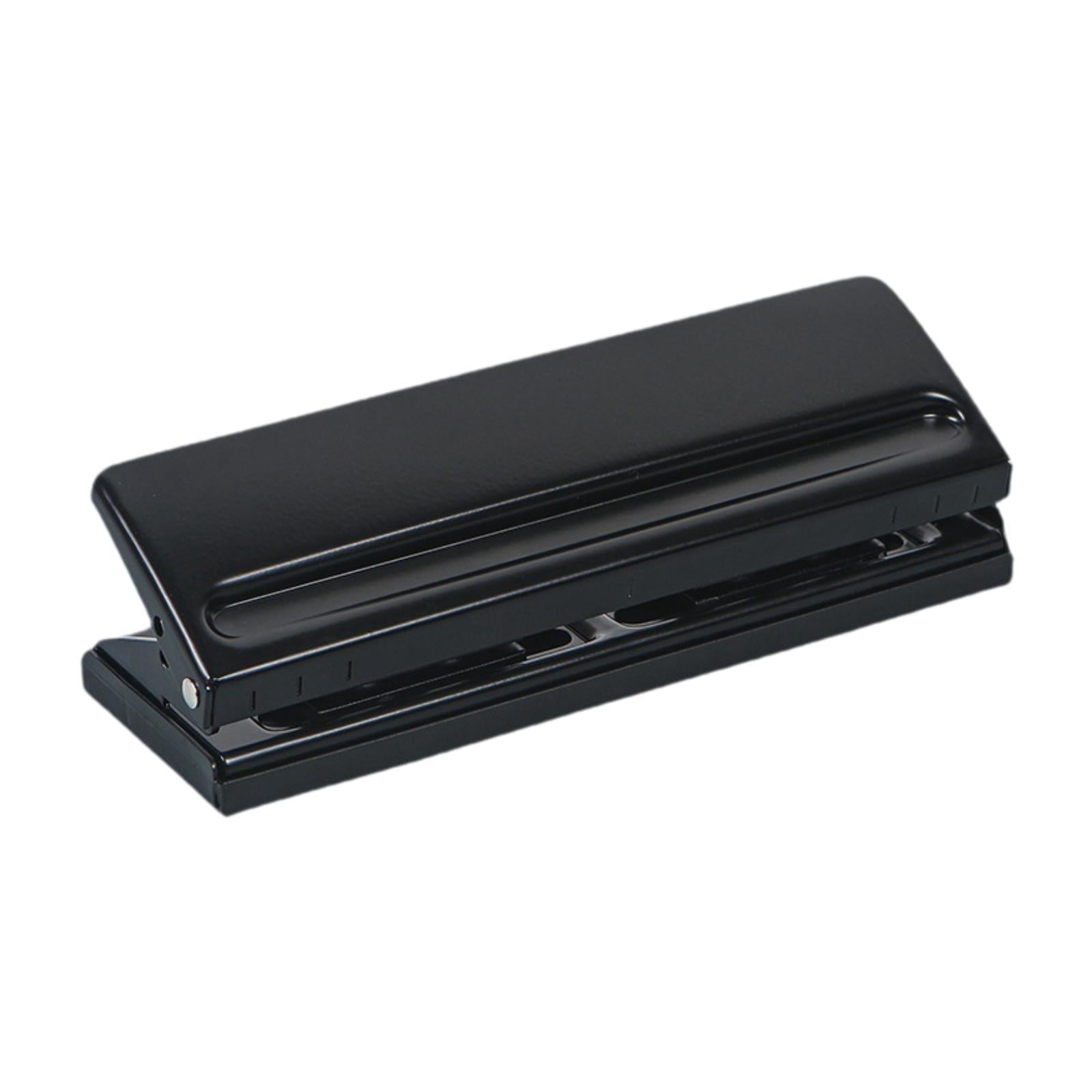 HOMYL 6 Hole Puncher Handheld Easy to Use Adjustable for Craft Paper Office Studio