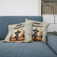 thumbnail image 2 of Happy Halloween Great Dane Witches Hat Pumpkin Carving Pillow Cushion Double Sided Danes Dog Lover Gifts Throw Pillow - 02019, 2 of 4