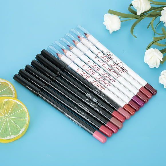Matte Lip Liner, Lip Liner Set Portable 12 Colors Easy To Draw Professional For Makeup