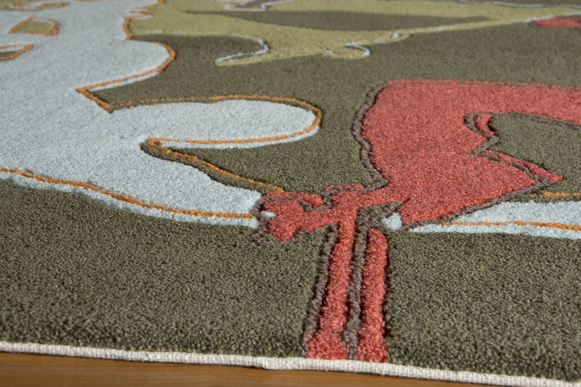 Momeni Lil Mo Hipster Skater Polyester Hand Tufted Concrete Area Rug 8' X 10'