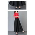 thumbnail image 2 of yillto Plus Size Skirts for Womens Long Pleated Flowy High Waist Summer Causal Maxi Skirt with Pockets, 2 of 7