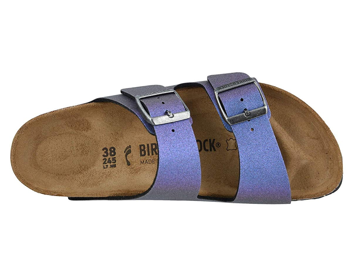 icy metallic violet birkenstock