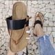 thumbnail image 1 of Sandalias de mujer, zapatos frescos de verano, zapatos de playa, sandalias de pellizco de estilo romano de tacón plano Wmkox8yii hj789, 1 of 6