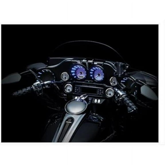 Kuryakyn LED Speaker Bezels 96-13 Touring Models Chrome