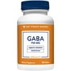 The Vitamin Shoppe GABA 750MG (Gamma-Aminobutyric Acid), Supports Relaxation, Once Daily (90 Tablets)