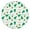 Avocado, variant on Backed Round Tablecloth with Tropical Beach Sunset and Ocean Sunset with Palm Trees Designs, Waterproof and Scratch-Resistant Vinyl, Elastic Edge Fit for Dining, Picnic, Patio
