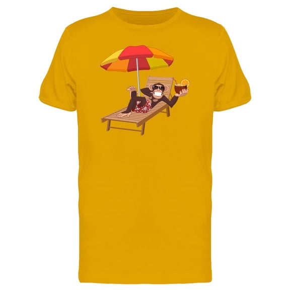 Chimpanzee On Vacation Tee Men's -Image by Shutterstock