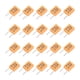 thumbnail image 1 of Cristal oscilador resonador cerámico 455KHz 2 pines DIP naranja 20 piezas, 1 of 3