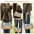 thumbnail image 4 of FORMRS Womens Shoulder Bag with Chain Strap Clutch Purse Cute Tote Handbag, Yellow Floral Wave, 4 of 7