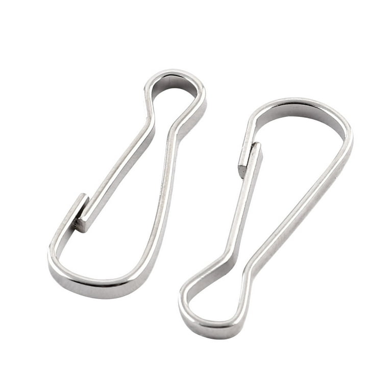 20 Steel Lanyard Hooks/ Sprung Hooks, Accessory Clip, 20 Mm, DIY Craft  Supply, Snap Clip 
