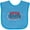 Turquoise, variant on Inktastic Little Firecracker Fourth of July Boys or Girls Baby Bib