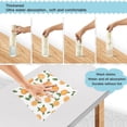 thumbnail image 3 of Yayeee 6 Pack Kitchen Dish Cloths for Washing Dishes Soft Absorbent Microfiber Towels, Orange, 3 of 9