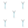 thumbnail image 3 of Matsuzay Cepillo de de silicona en forma de U para niños, mango de 360 ​​grados para niños pequeños, suministros de limpieza de mano para Type2 NO2 Matsuzay CBP077590, 3 of 4