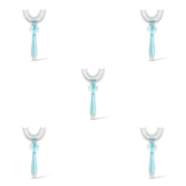 Inteprter Cepillo de en forma de U para bebés de silicona Cuidado de la boca para niños Limpieza de de mano de 360 grados Type2 NO2 Inteprter CBP077590