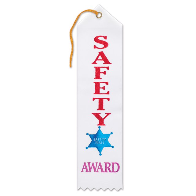 Cinta de premio de seguridad (paquete de 6) The Beistle Company AR076