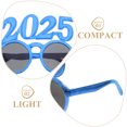 thumbnail image 2 of SEWACC Party Photo Prop Eyeglasses Blue ABS Graduation Gatherings 1Set, 2 of 7