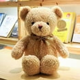 thumbnail image 2 of Teddy Bears, Soft Plush Stuffed Animal Wearing tie,Miguel,Light Brown Small, 2 of 2