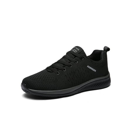 

SIMANLAN Women&Men Fashion Sneaker Round Toe Sport Shoes Lace Up Sneakers Casual Slip Resistant Flats Walking Low Top Running Shoe Gray 9.5