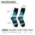 thumbnail image 2 of Bingfone Compression Socks for Women and Men Long Socks for Running Athletic Cycling Nurse- Blue Viper Snake, 2 of 6
