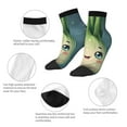 thumbnail image 5 of Pofeuu Adorable Kawaii Fennel Character Print 30cm Socks, Adult Running Hiking Socks for Youth and Adult, 5 of 7