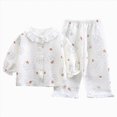 thumbnail image 3 of HCNTES Girls Pajamas 12M 18M 24M 1T 2T Toddler Girl Pajamas Newborn Sleepwear Comfy Long Sleeved Top Elastic Waist Pants 2 Piece Set Baby Outfits for Girls Fall Winter, 3 of 7