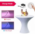thumbnail image 4 of Mjkone Hourglass LED Light Up Cocktail Bar Table with Remote Control&16 RGB Colors Changing for Club, 4 of 7