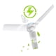 thumbnail image 4 of Bladeless Desk Fan, 2 in 1 Water Misting Fan, Small Bladeless Fan with 6 Speeds and Timer, USB Rechargeable Silent Table Fan with Light, 4 of 5