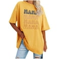 thumbnail image 1 of Pompotops Mode Femmes Blouse Boutonnée Patchwork Manches Courtes T-Shirt Tops d'Été Liquidation, 1 of 5