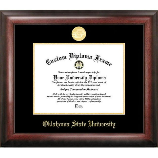 Cadre de Diplôme en Relief de l'Université de l'Oklahoma