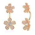 thumbnail image 5 of K-KED 1pc CZ Star Belly Navel Button Rings Belly Navel Rings Body Piercing Jewelry-7, 5 of 9