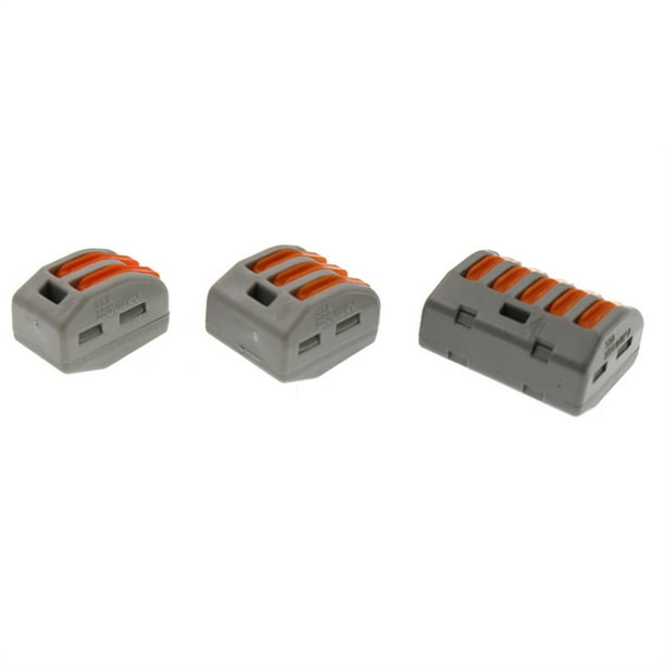 Bearachild Conectores de cable de aislamiento universal, terminal de crimpado de conexión rápida, accesorio eléctrico, piezas de repuesto, 60 piezas Decoración del hogar 60 Piezas Bearachild HA062069-01