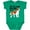 Kelly Green, variant on Inktastic My Big Brother is a Saint Bernard Boys or Girls Baby Bodysuit