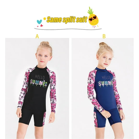 Child Wetsuits Child Swimming Wet Suit Quick Dry Anti-Sunburn Kids Wet Suit Comfrtable Kids Wetsuit for Summer Surfing Swimming Black S