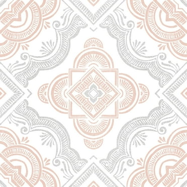 FloorPops! Cecilia White 12-in x 12-in Peel & Stick Vinyl Floor Tiles 10 Tiles/10 Sq.ft