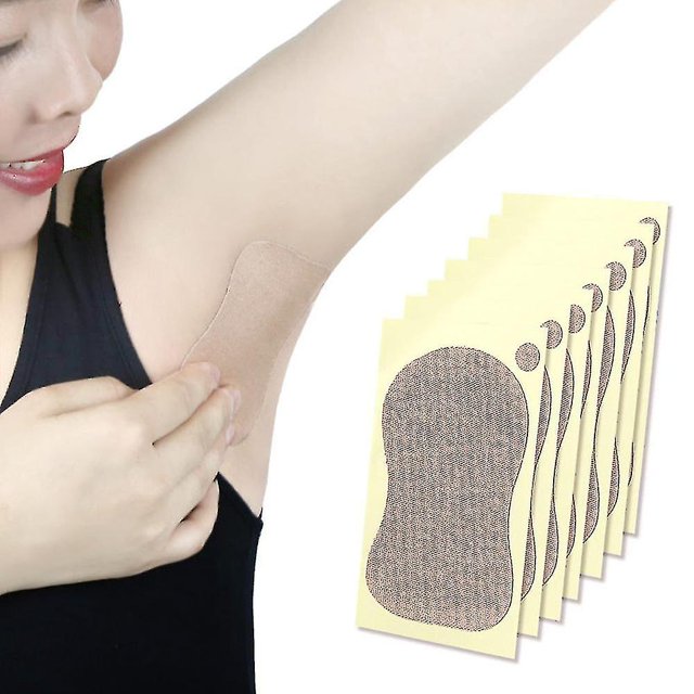 50pcs 50 Uds. Pegatinas antitranspirantes desechables para axilas, almohadillas para el sudor, parche desodorante para pies