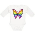 thumbnail image 3 of Inktastic Butterfly with rainbow wings Boys or Girls Long Sleeve Baby Bodysuit, 3 of 5